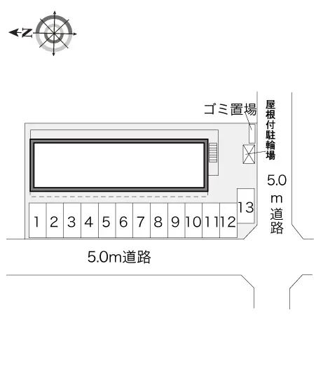山形市下条町　月極駐車場（LP）